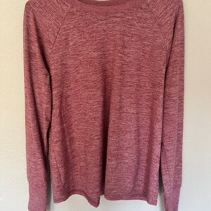 Avia Maroon Heathered Top
